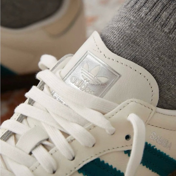 adidas Original samba OG in white and green - Picture 6 of 6